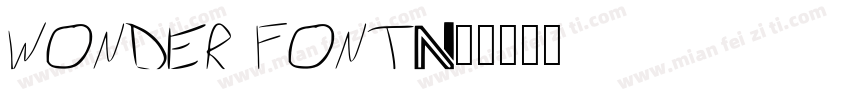 Wonder font字体转换